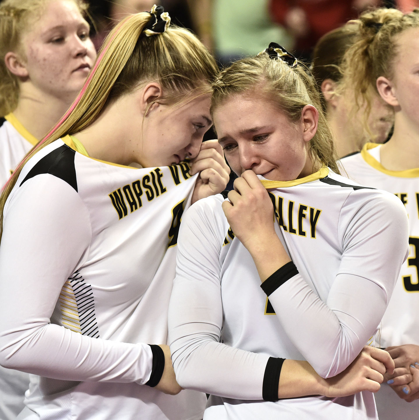 Wapsie Valley vs Sidney state volleyball